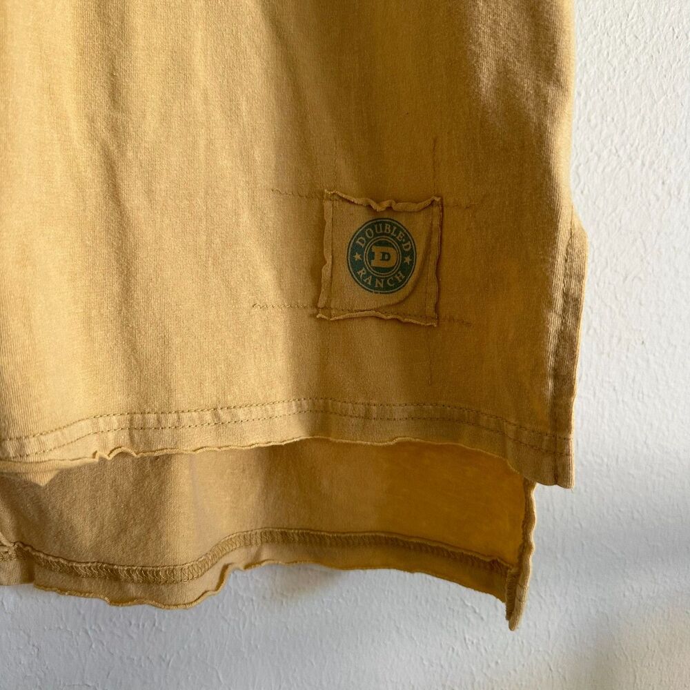 Double D Ranch Mustard Yellow Thunderbird Short Sleeve Tee - Picture 4 of 8